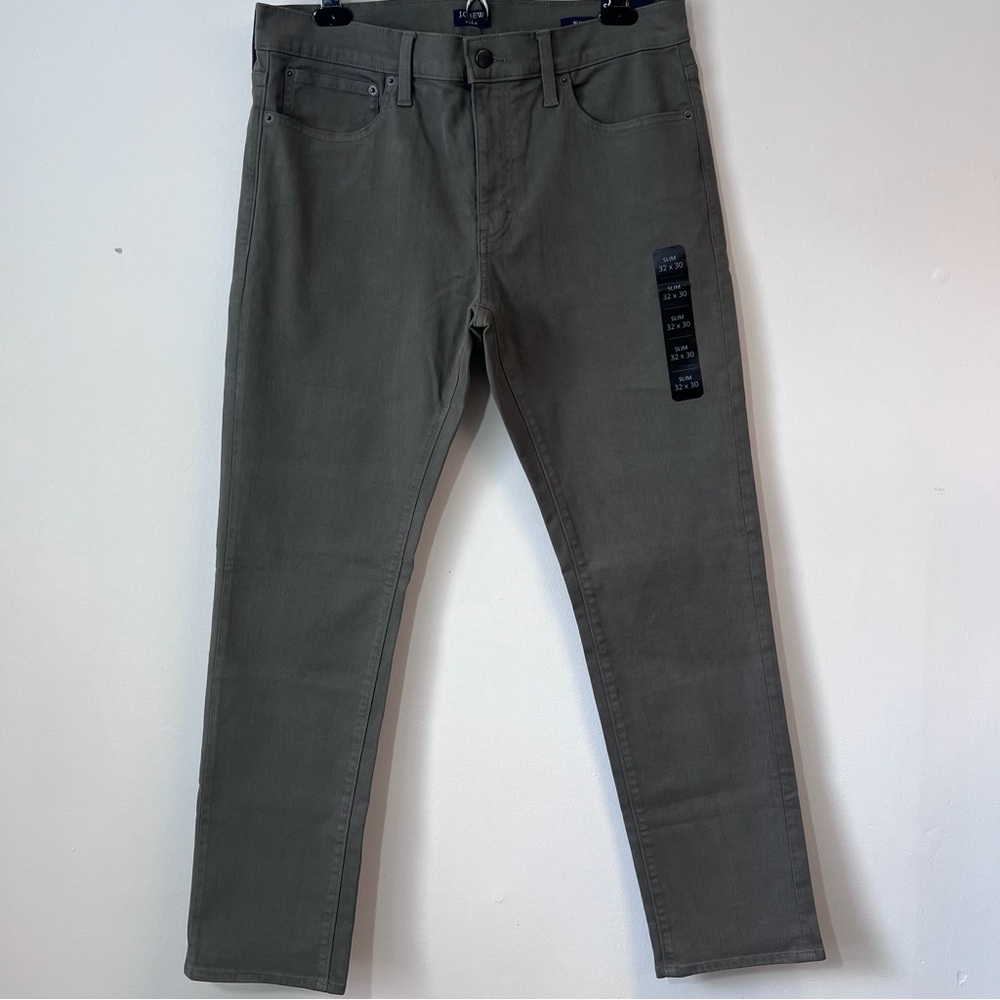 J CREW Slim Flex Garment Dye Pants 32x30